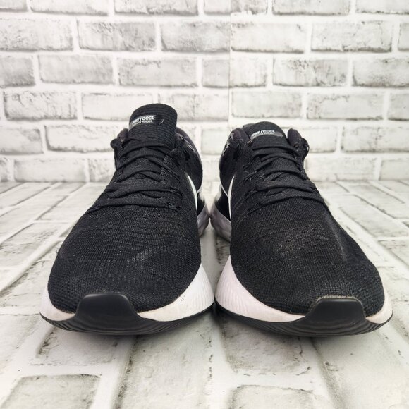 Nike React Infinity Run Flyknit 2 Men's Sz 14 Black White Athletic Trainers Shoe - Picture 2 of 10